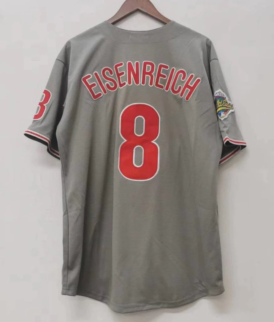 Jim Eisenreich Philadelphia Phillies 1993 World Series Jersey
