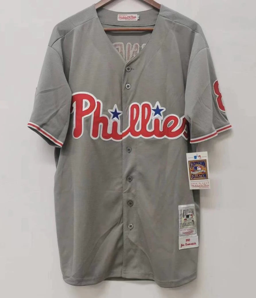 Jim Eisenreich Philadelphia Phillies 1993 World Series Jersey