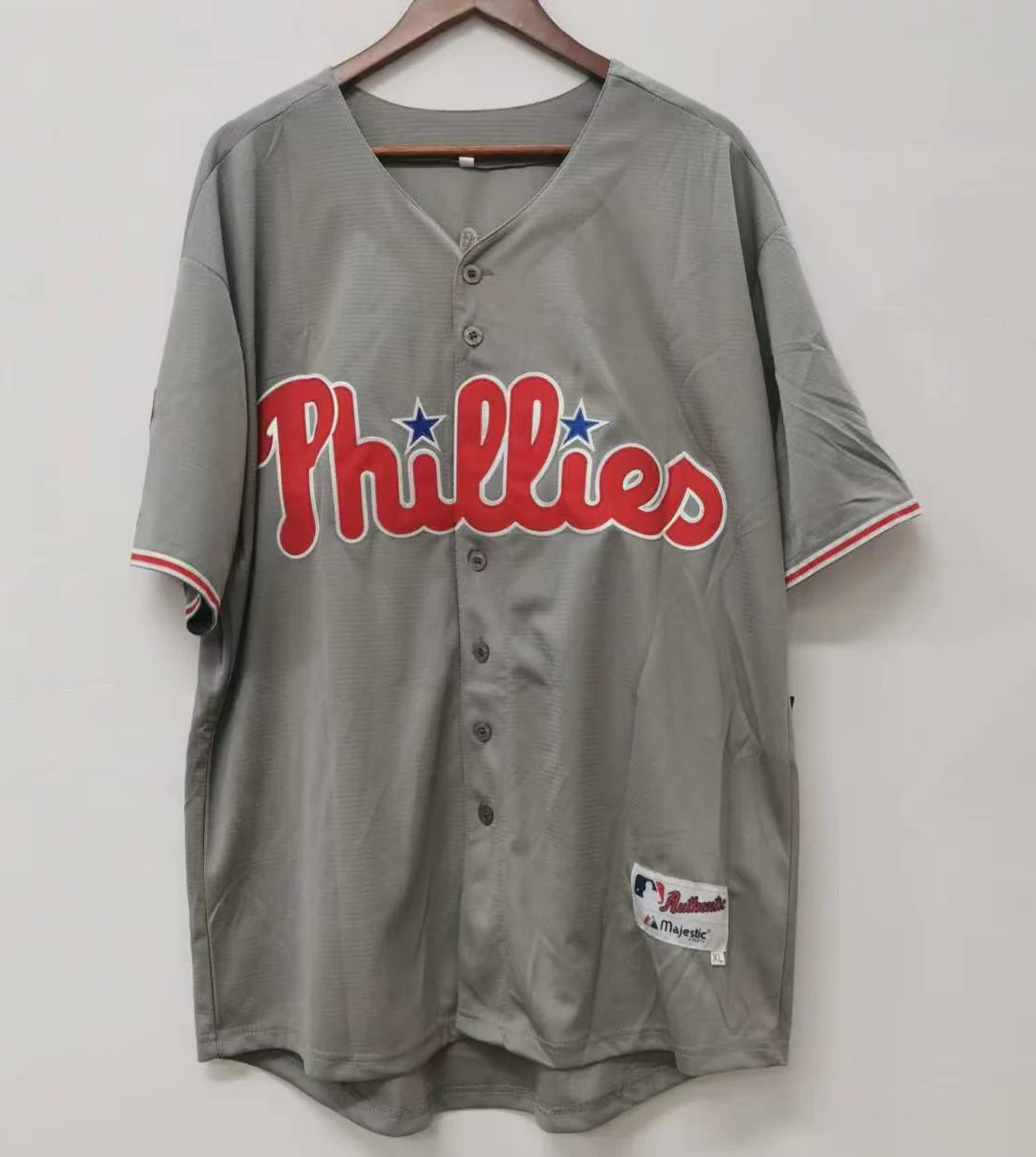 Jimmy Rollins Philadelphia Phillies Jersey 2008 World Series gray