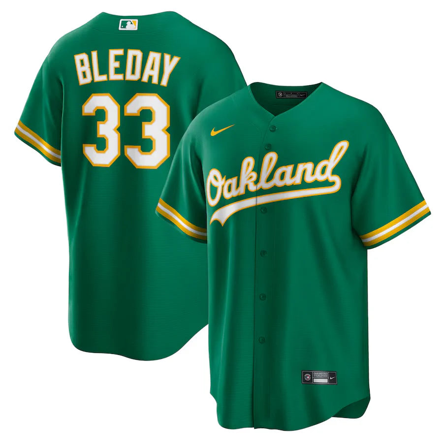 JJ Bleday Oakland A’s Athletics official MLB Nike Jersey