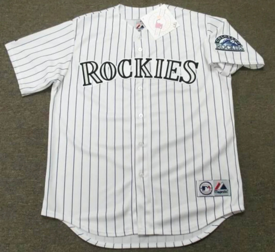 Joe Girardi Colorado Rockies Official MLB Majestic Jersey