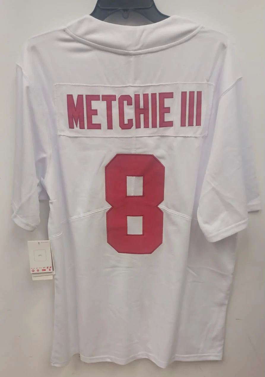 John Metchie III Alabama Crimson Tide Jersey white NIKE