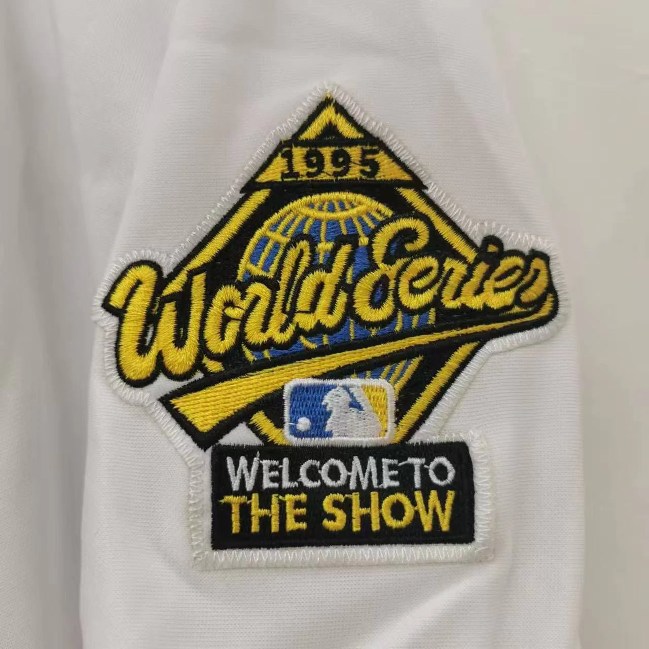 John Smoltz Atlanta Braves 1995 Mitchell & Ness white