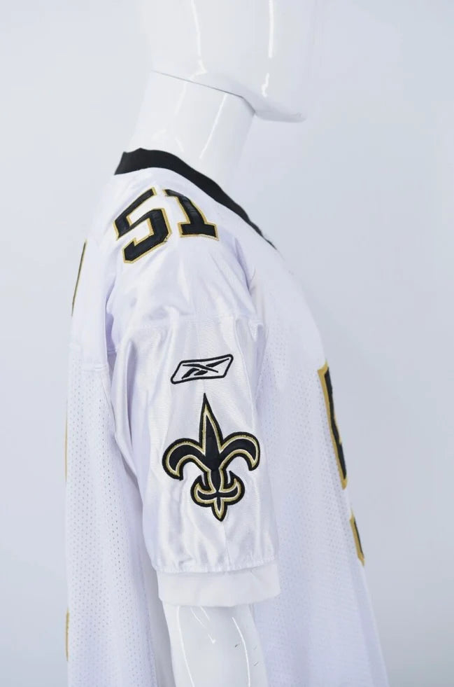 Jonathan Vilma New Orleans Saints NFL Reebok Jersey White
