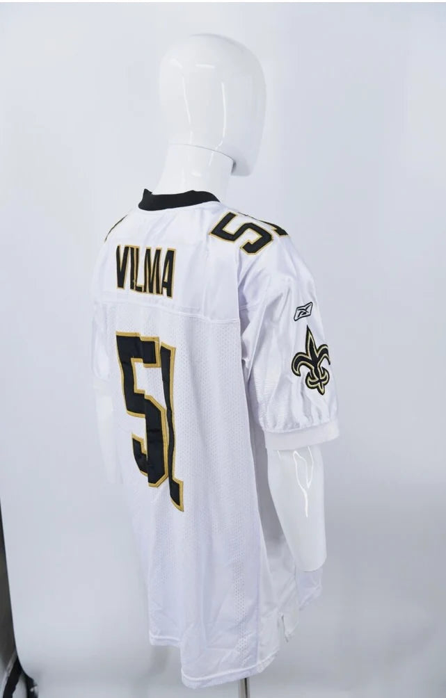 Jonathan Vilma New Orleans Saints NFL Reebok Jersey White
