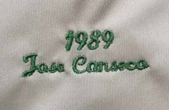 Jose Canseco Oakland A’s Athletics Jersey gray