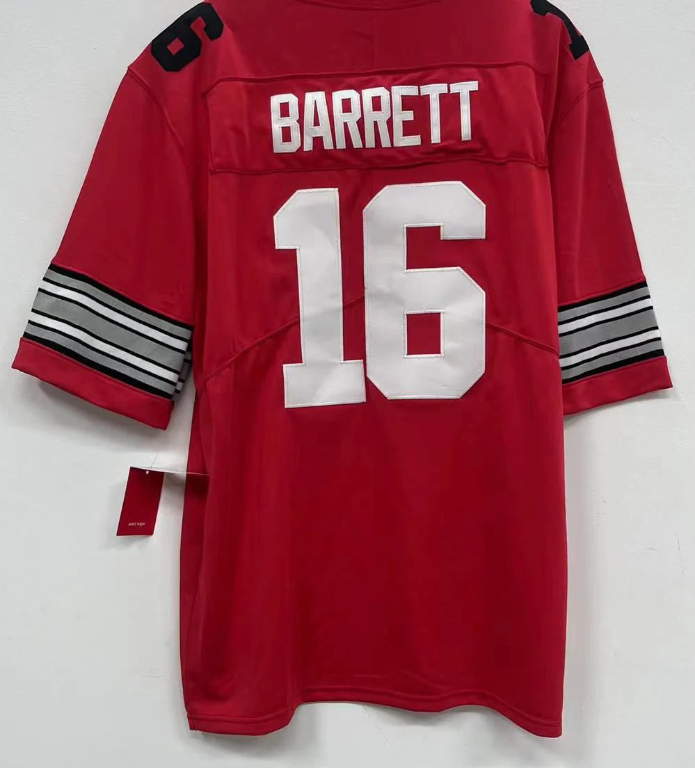 J. T. Barrett Ohio State Buckeyes Jersey red