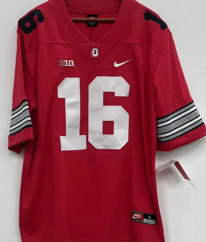 J. T. Barrett Ohio State Buckeyes Jersey red