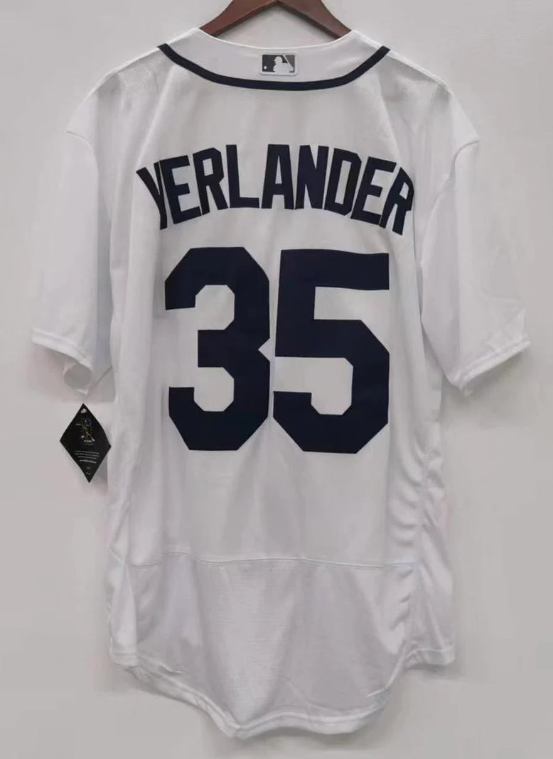 Justin Verlander Detroit Tigers Jersey White
