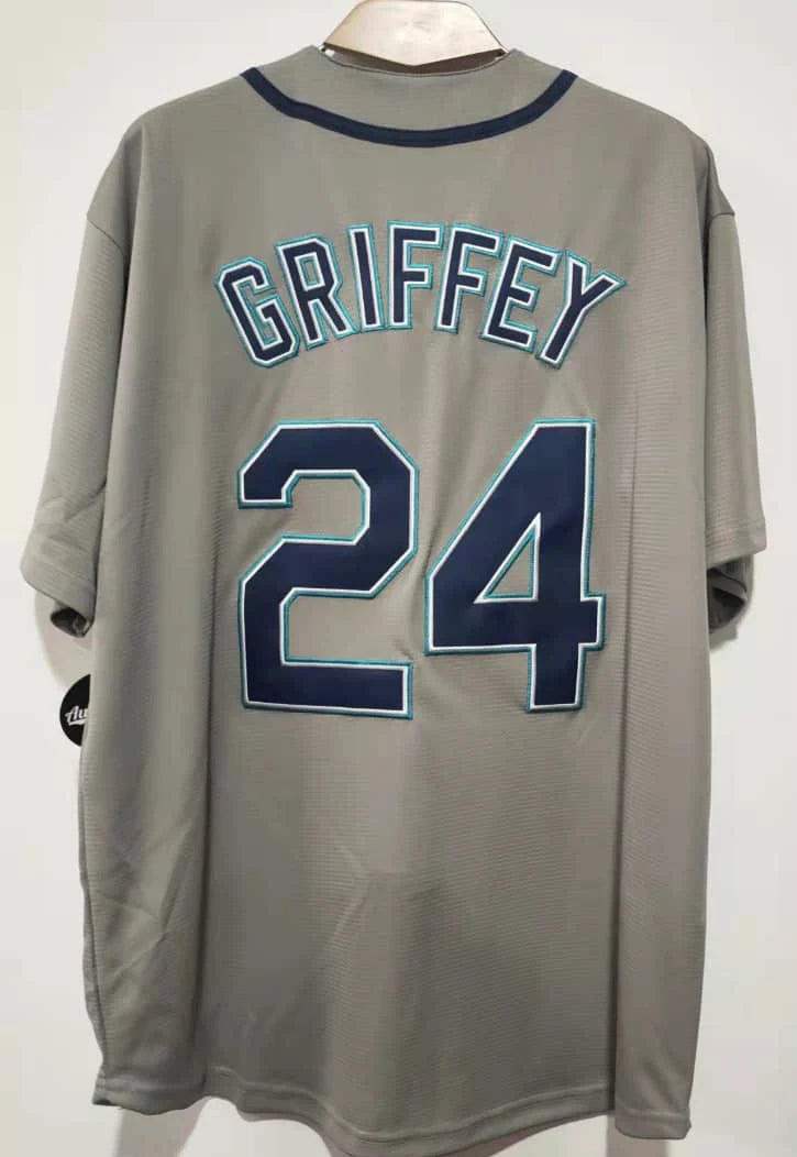 Mitchell & Ness Men's Ken Griffey Jr. Light Blue Seattle Mariners Cooperstown Collection Authentic Jersey