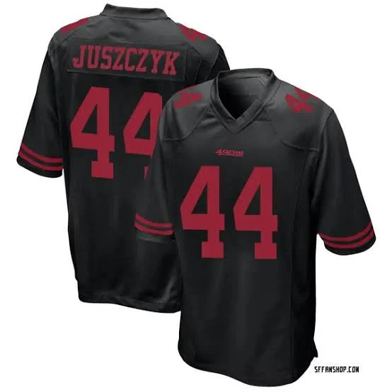 Kyle Jusczcyk San Francisco 49ers Official NFL Nike Jersey black
