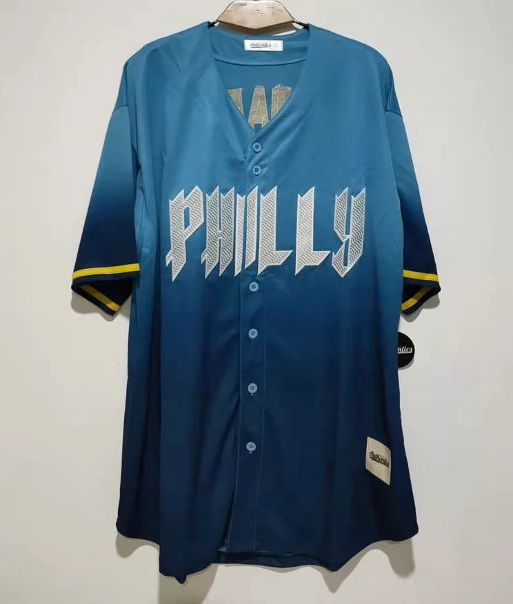 Kyle Schwarber Philadelphia Phillies Blue City Connect Jersey