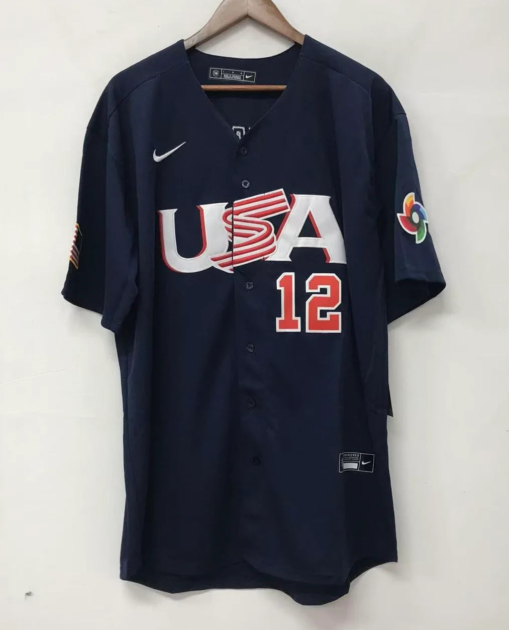 Kyle Schwarber Team USA Baseball Jersey Nike blue