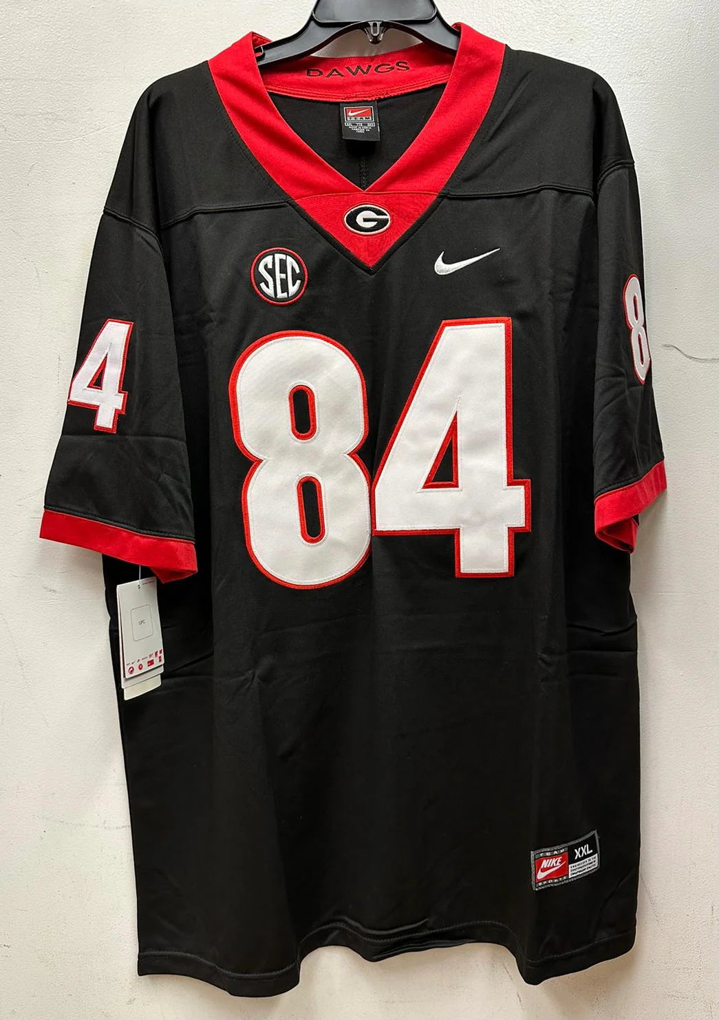 Ladd McConkey Georgia Bulldogs Jersey black