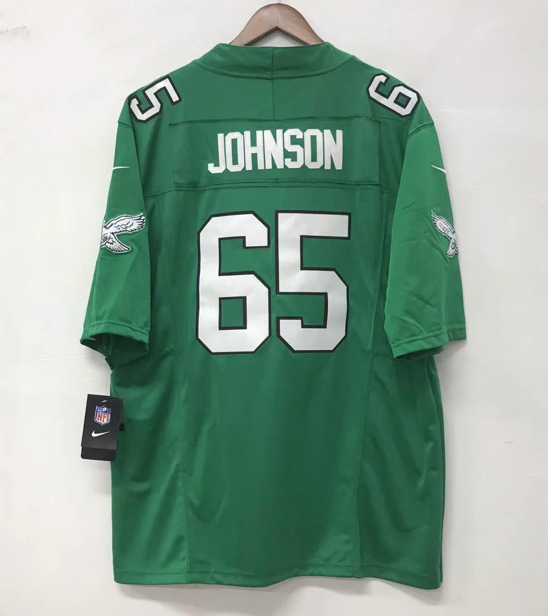 Lane Johnson Philadelphia Eagles Nike NFL Jersey Kelly Green