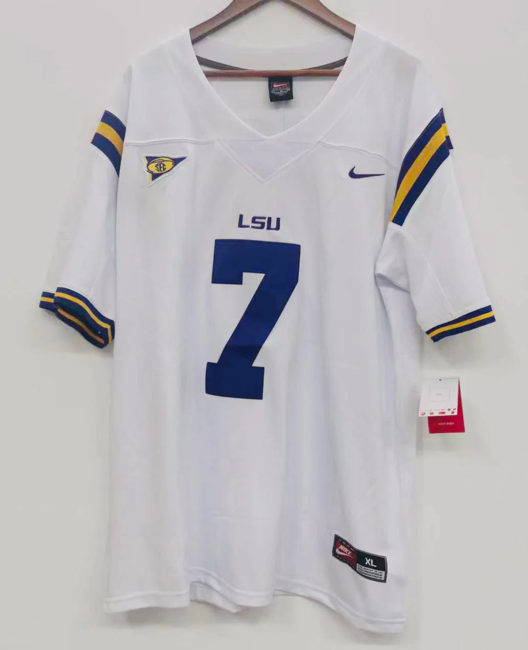 Leonard Fournette LSU Tigers Jersey white