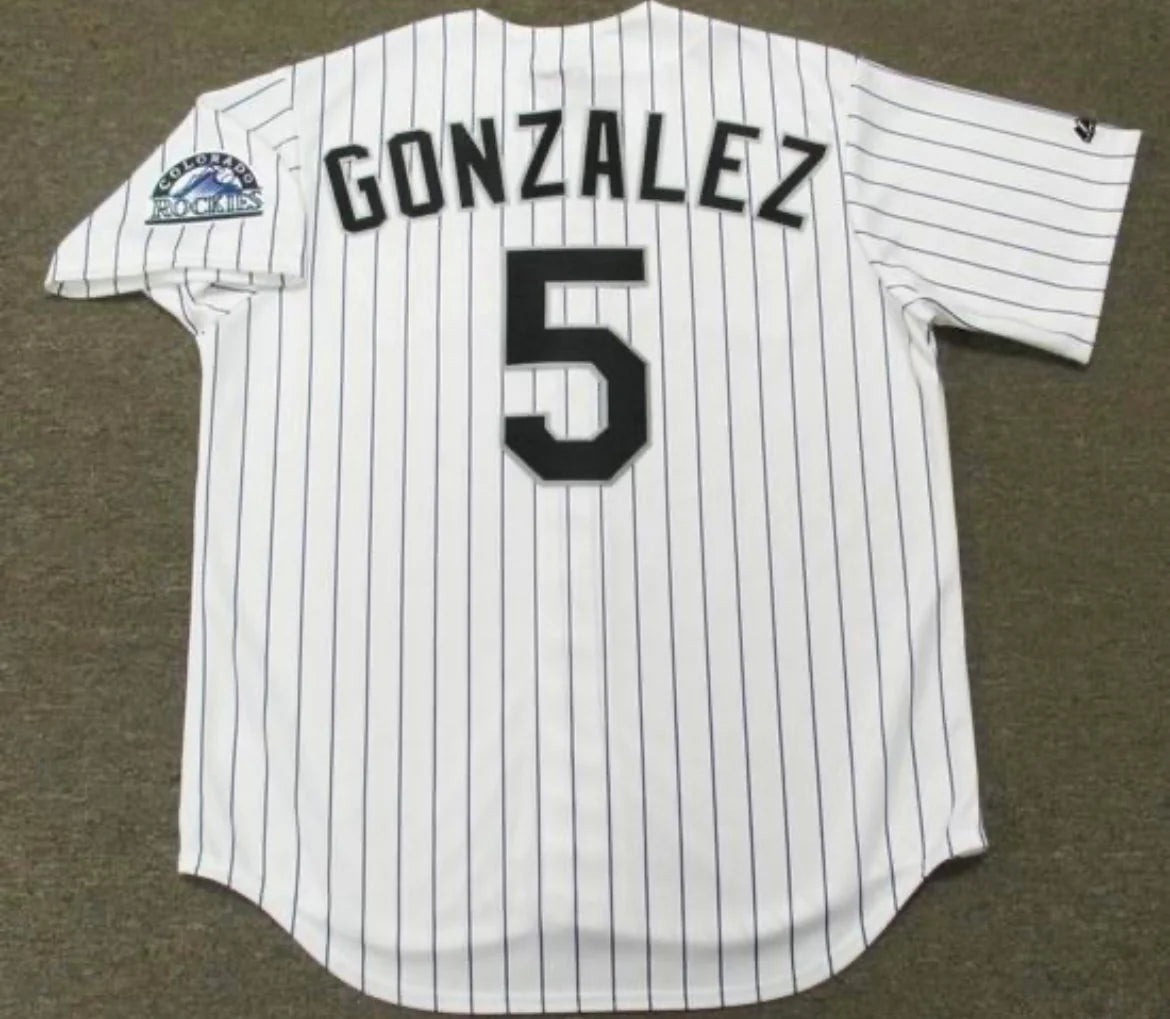 Luis Gonzalez Colorado Rockies Official MLB Majestic Jersey