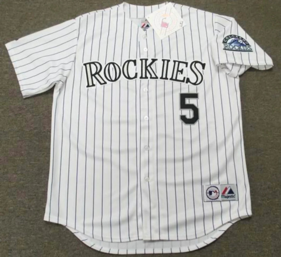 Luis Gonzalez Colorado Rockies Official MLB Majestic Jersey