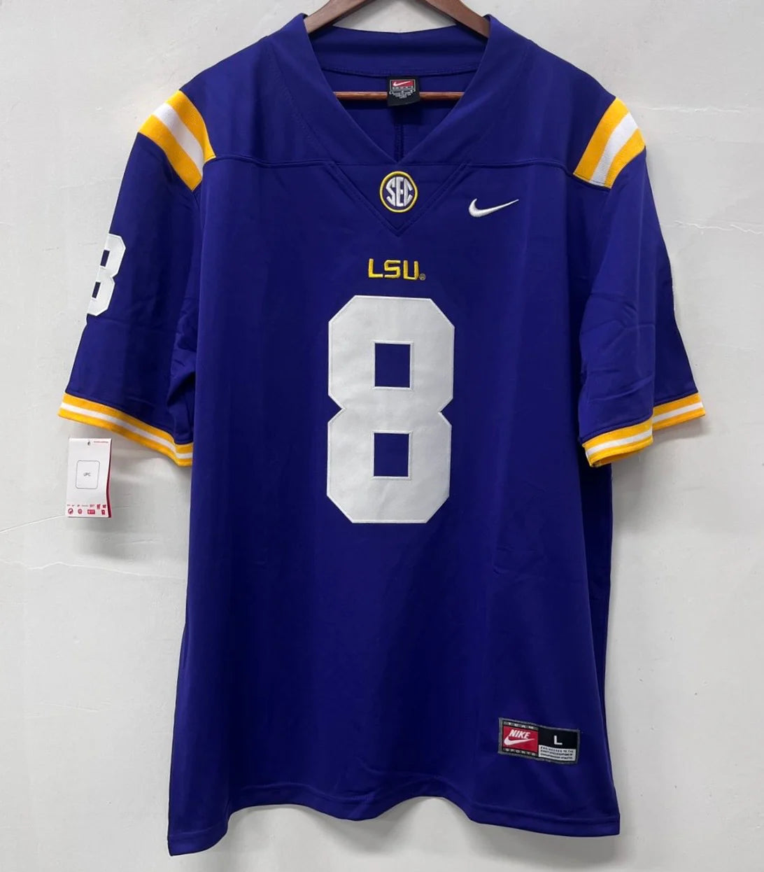 Malik Nabers LSU Tigers Jersey NIKE