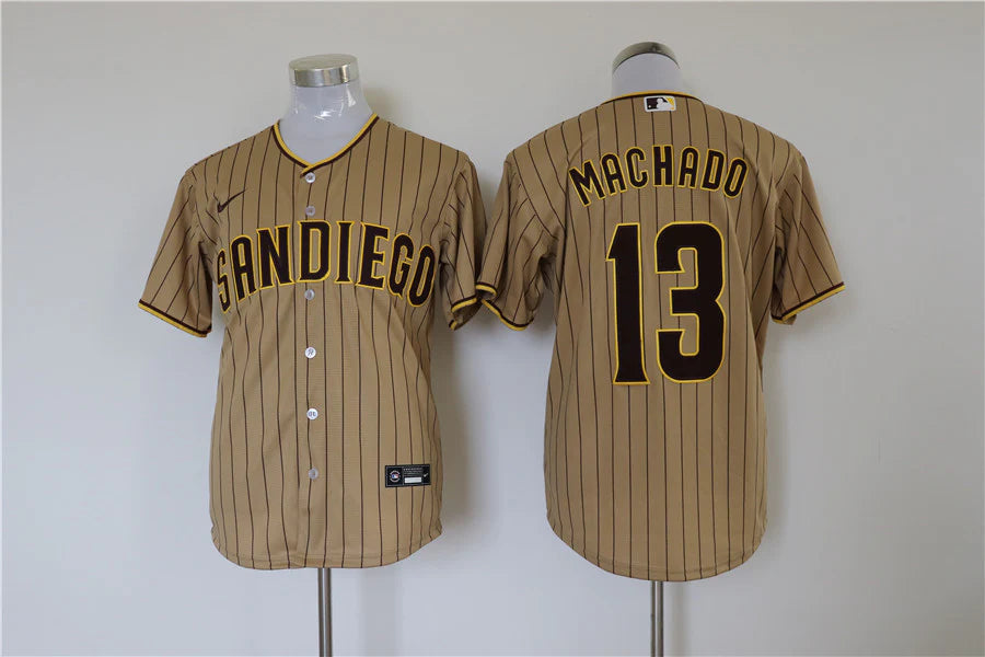 Manny Machado San Diego Padres Jersey Nike Tan