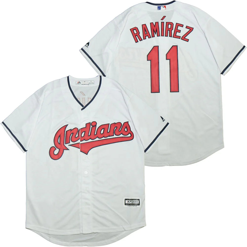 Manny Ramirez Cleveland Indians Jersey Majestic White