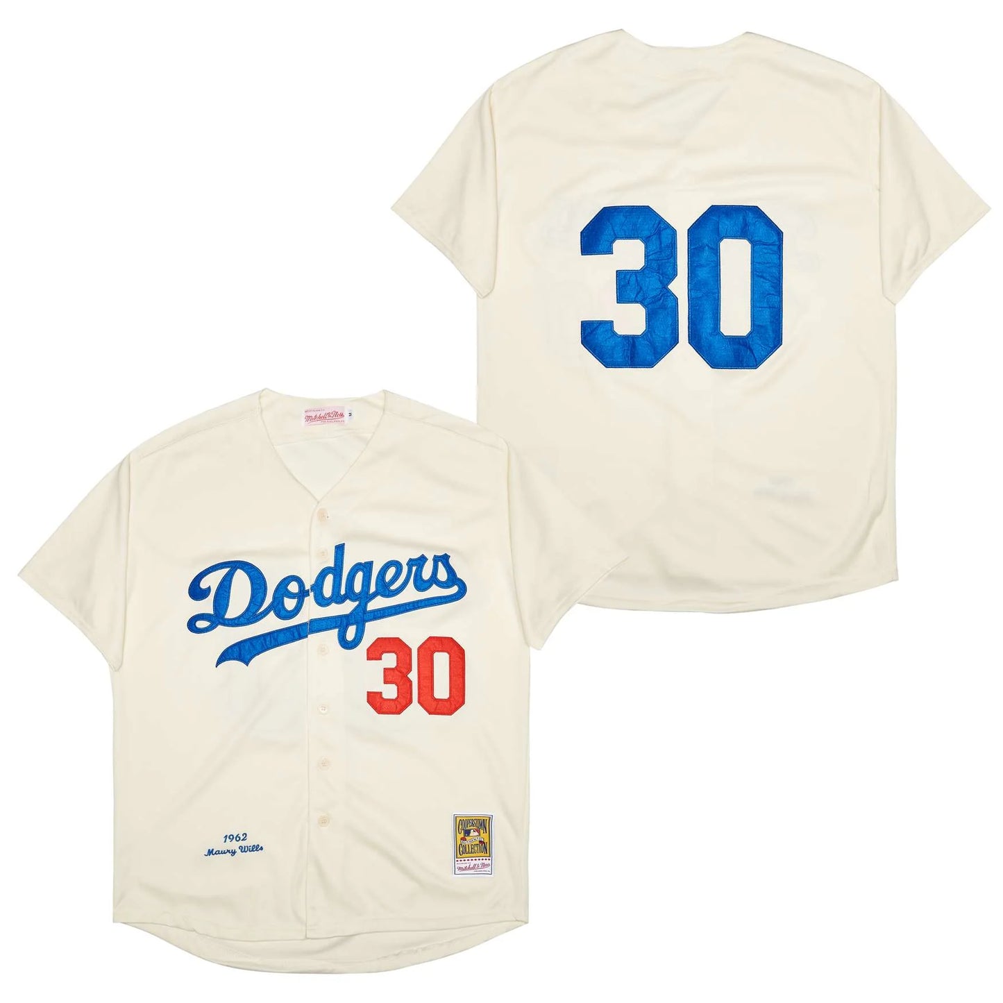 Maury Wills Los Angeles Dodgers Jersey Mitchell & Ness