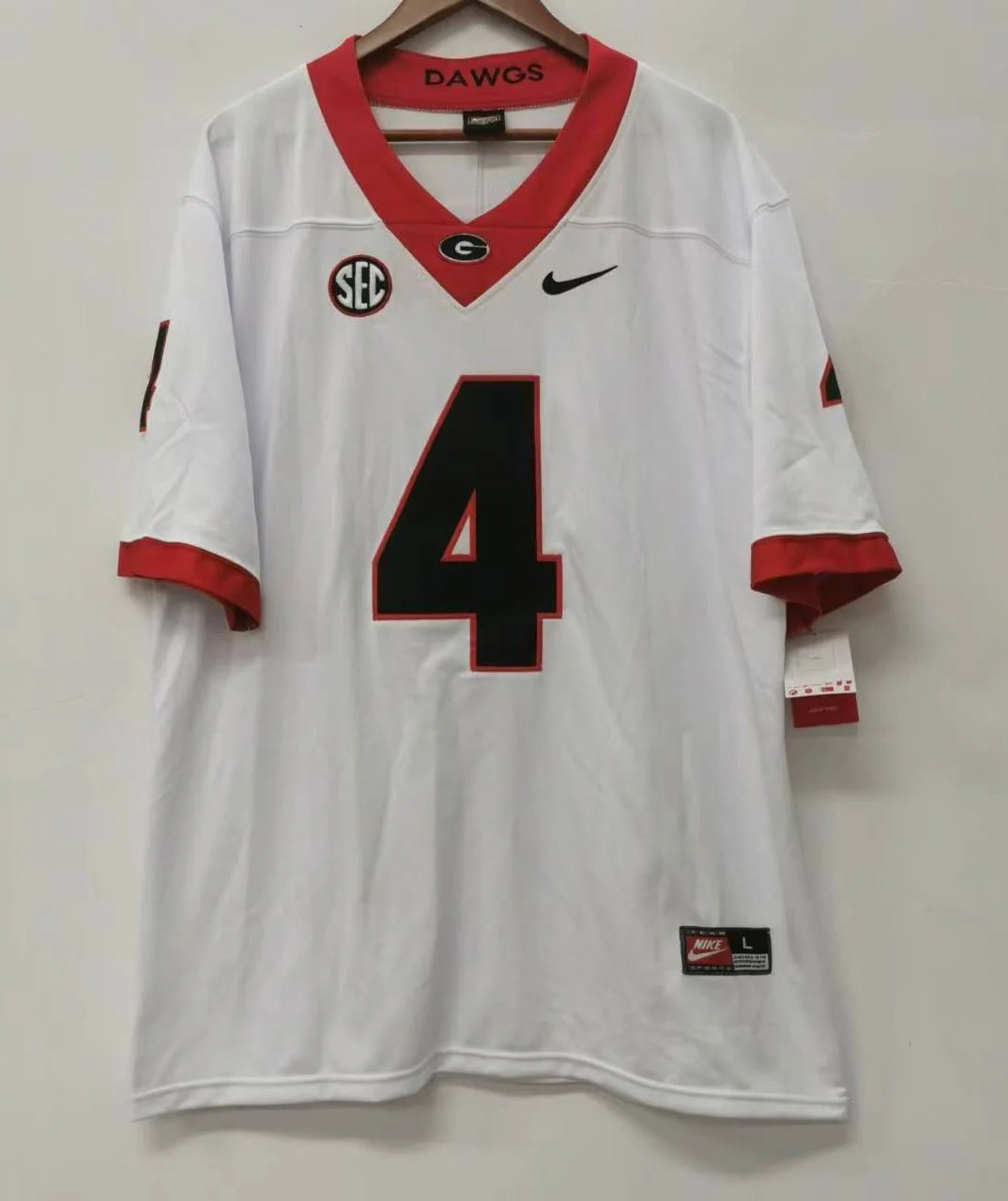 Mecole Hardman Georgia Bulldogs Jersey white