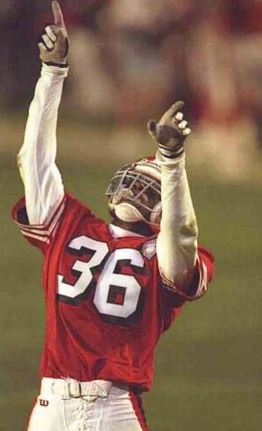 Merton Hanks San Francisco 49ers 1994 Jersey Mitchell & Ness Red