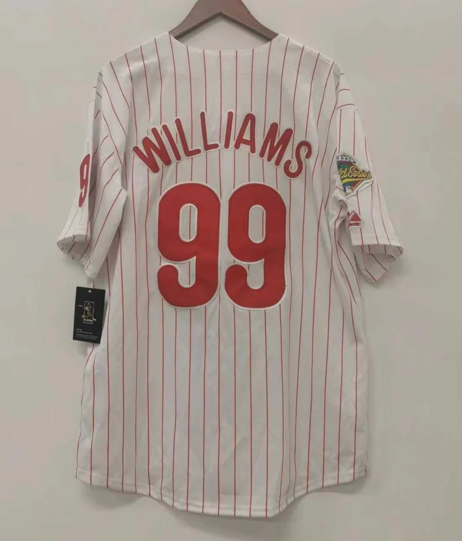 Mitch Williams Philadelphia Phillies 1993 World Series Jersey