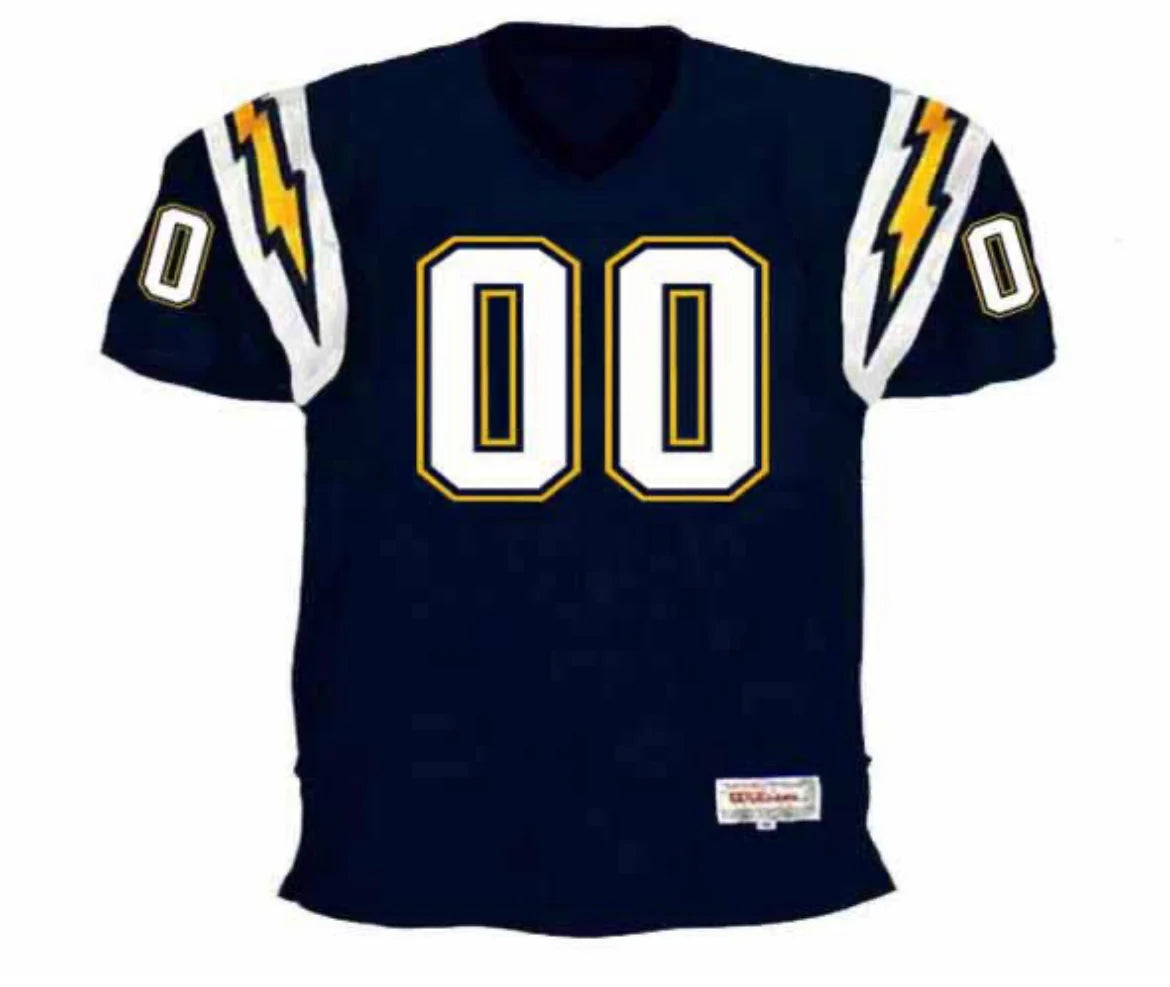 Any name & Number San Diego Chargers 1980’s NFL Mitchell & Ness Jersey