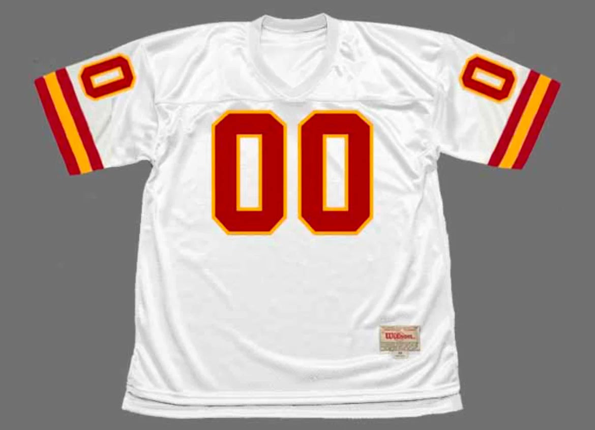 Any name & Number Kansas City Chiefs NFL Mitchell & Ness Jersey White