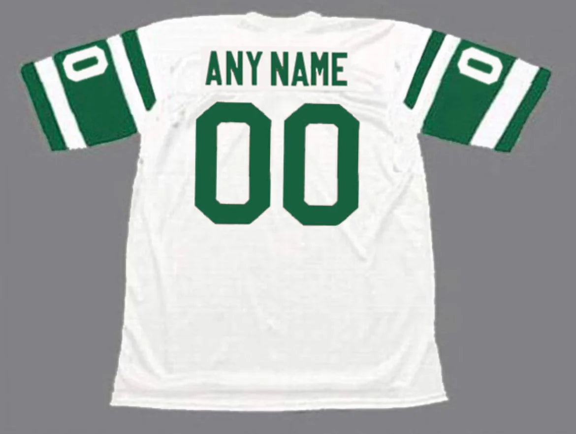 Any name & Number New York Jets NFL customized Mitchell & Ness jersey White