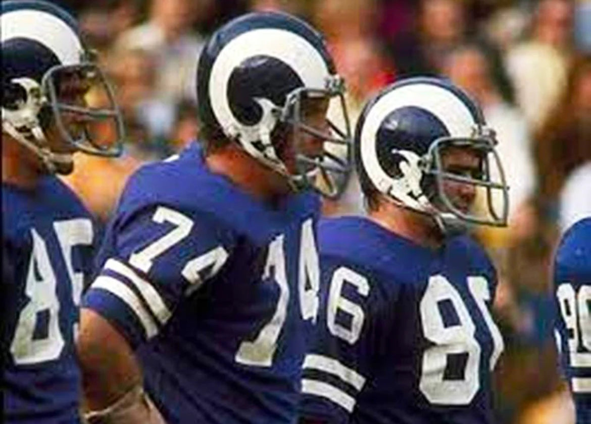 Any name & Number Los Angeles Rams NFL Mitchell & Ness jersey blue