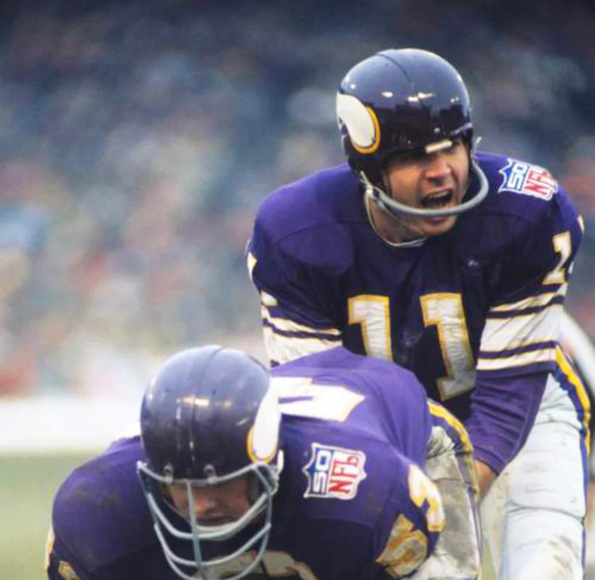 Any name & Number 1969 Minnesota Vikings NFL Mitchell & Ness jersey Purple