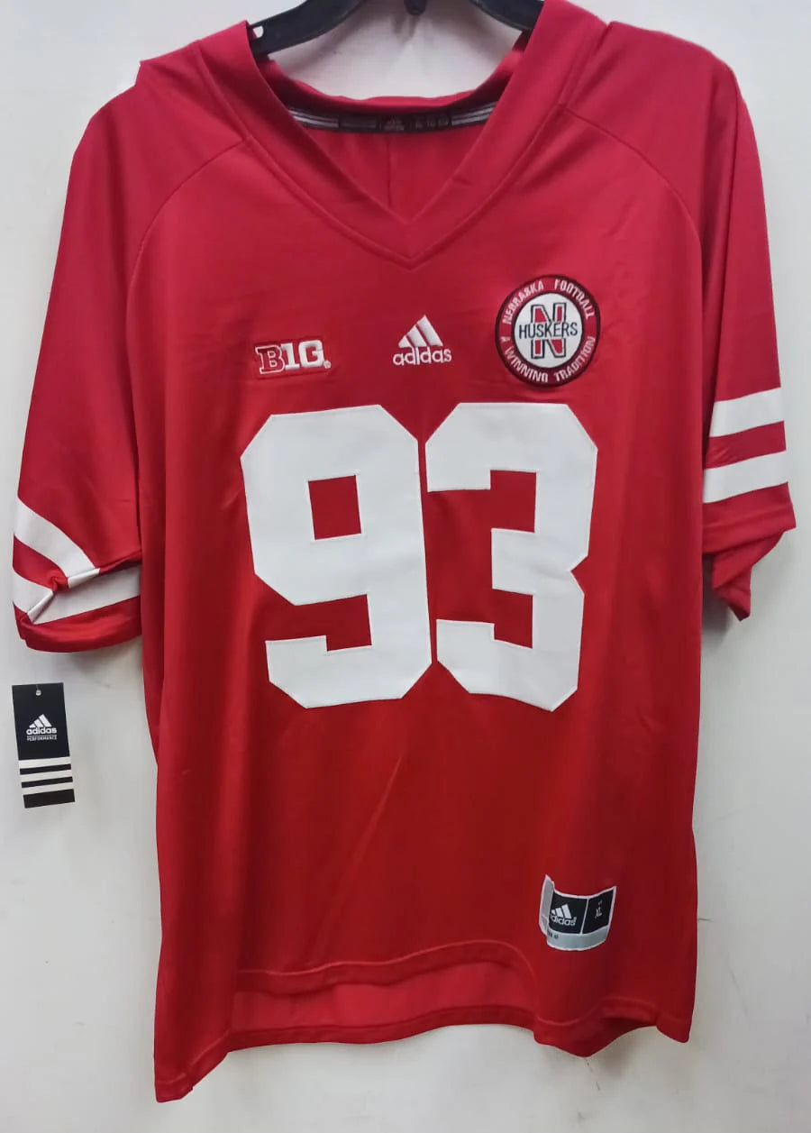Ndamukong Suh Nebraska Cornhuskers Adidas Jersey
