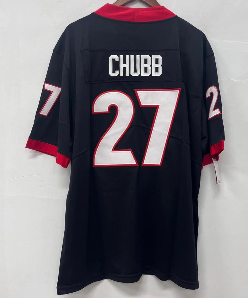Nick Chubb Georgia Bulldogs Jersey black