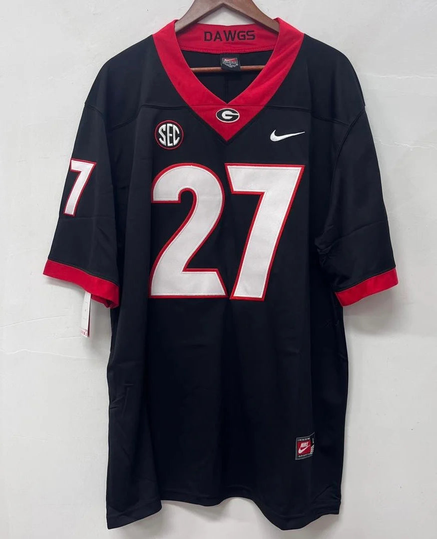 Nick Chubb Georgia Bulldogs Jersey black