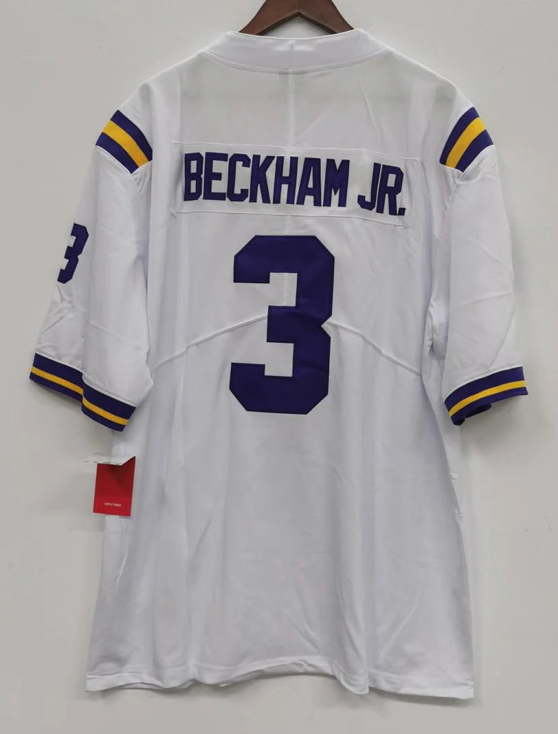Odell Beckham Jr. LSU Tigers Jersey White
