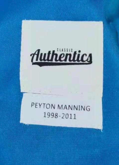 Peyton Manning Indianapolis Colts Jersey Classic Authentics