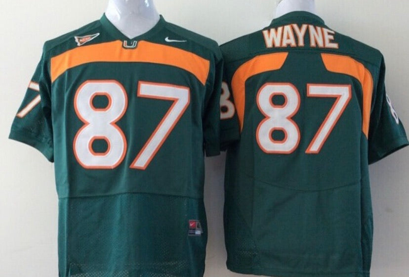 Reggie Wayne Miami Hurricanes Jersey Nike