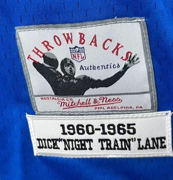 Richard / Dick Night Train Lane Detroit Lions Jersey Mitchell & Ness