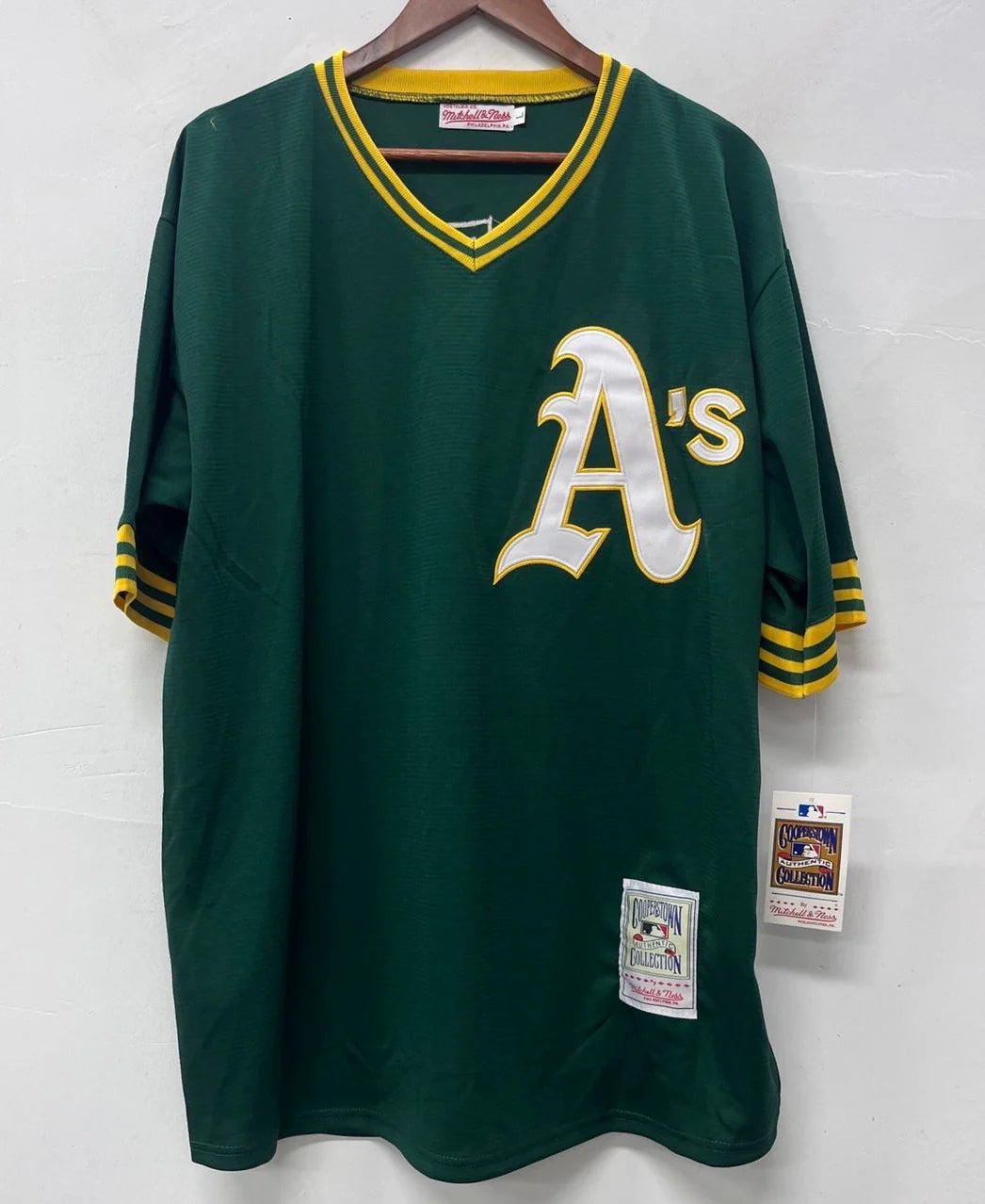 Rickey Henderson Oakland A’s Athletics Jersey Green
