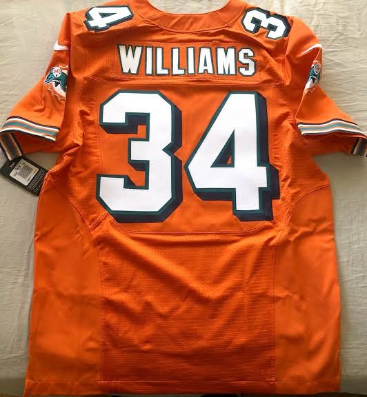 Ricky Williams Miami Dolphins Jersey Mitchell & Ness