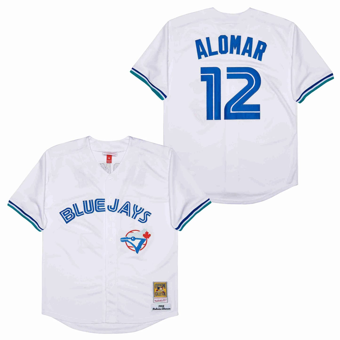 Roberto Alomar Toronto Blue Jays Jersey Mitchell & Ness white