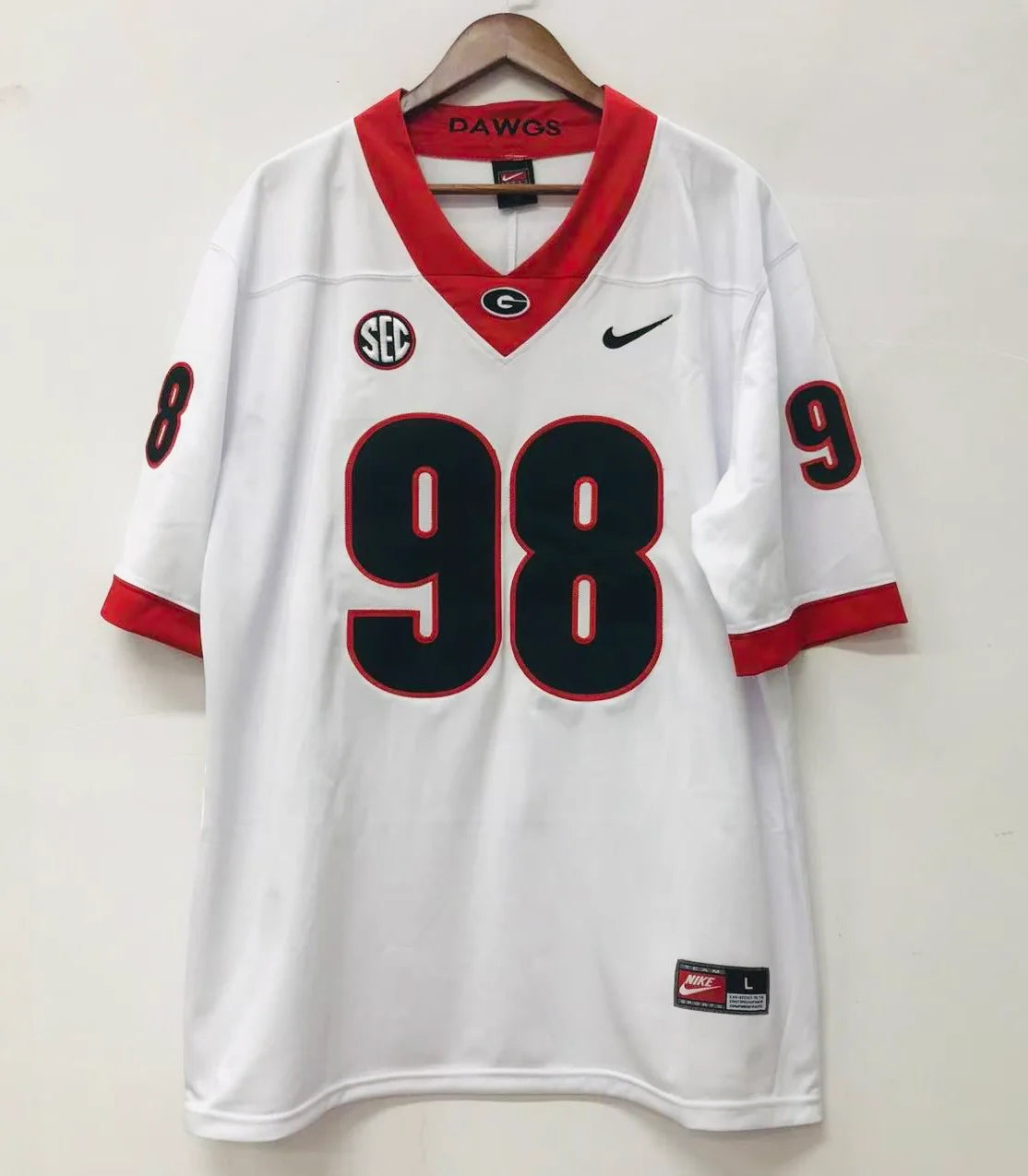 Rodrigo Blankenship Georgia Bulldogs Jersey Nike white