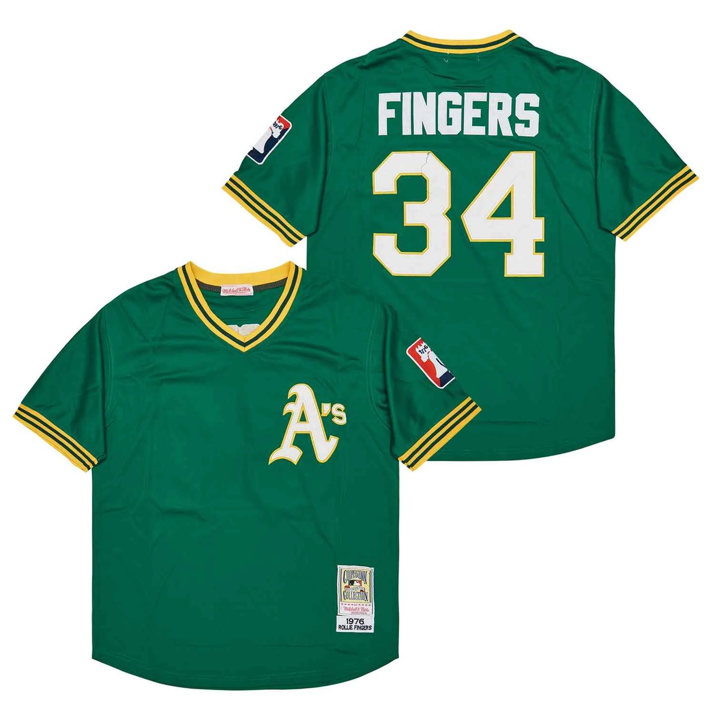 Rollie Fingers Oakland A’s Athletics Jersey green