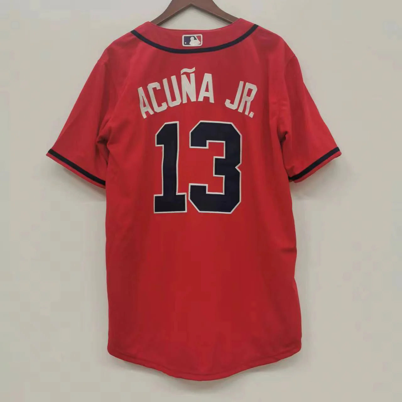 Ronald Acuña Jr. Atlanta Braves Jersey Nike Red