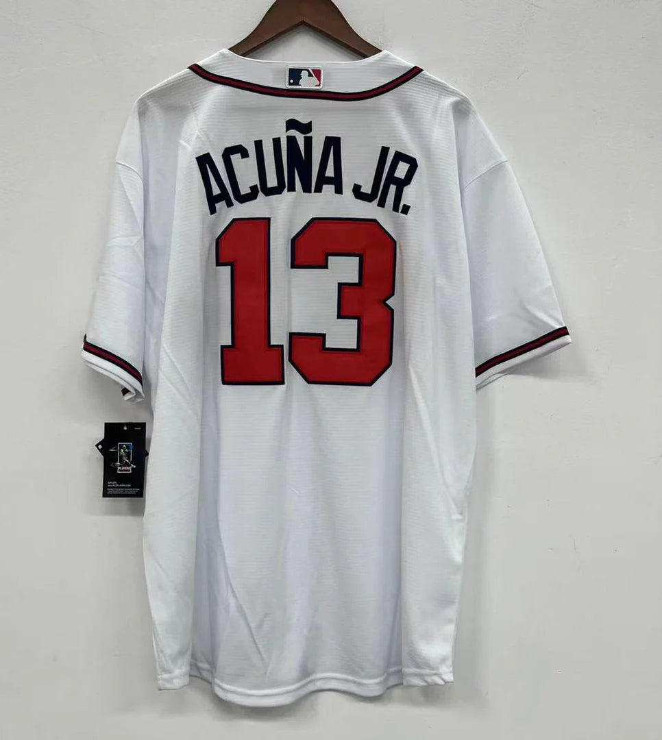 Ronald Acuña Jr. Atlanta Braves Jersey Nike white