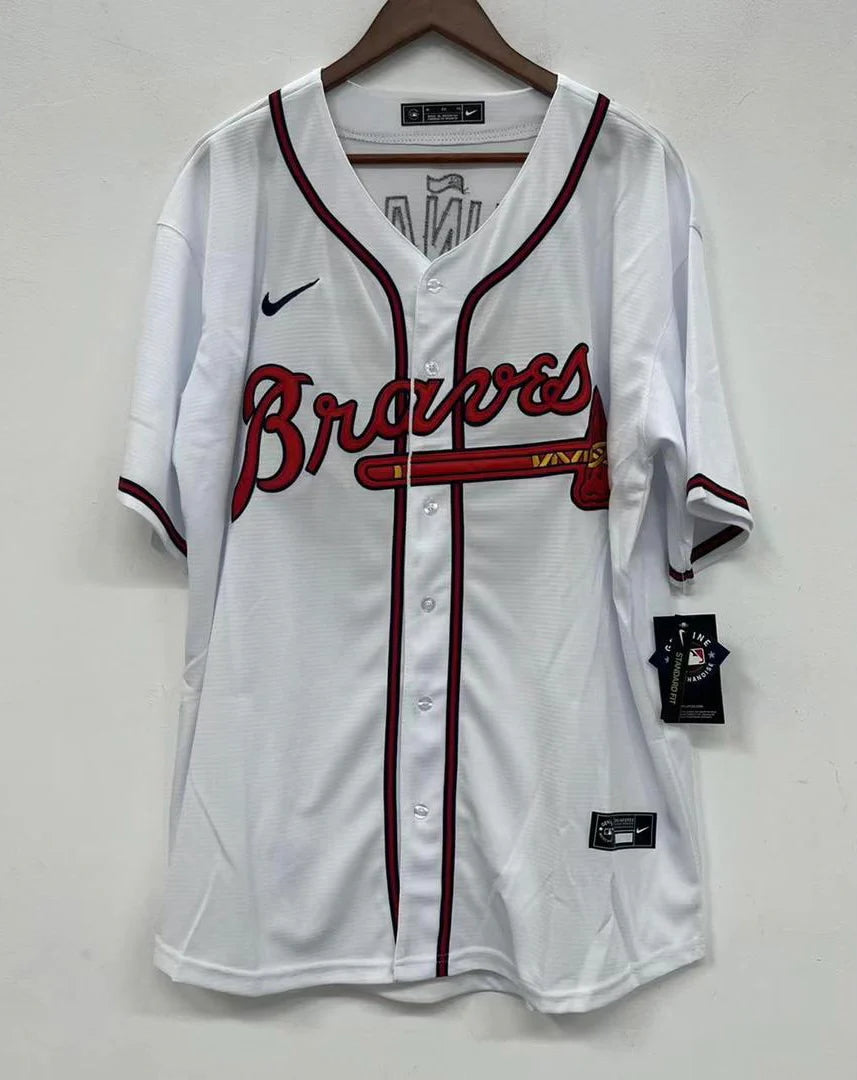 Ronald Acuña Jr. Atlanta Braves Jersey Nike white