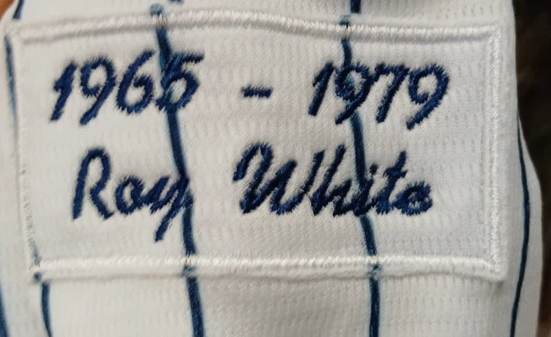Roy White New York Yankees Jersey pinstripe 1977-78 Mitchell & Ness